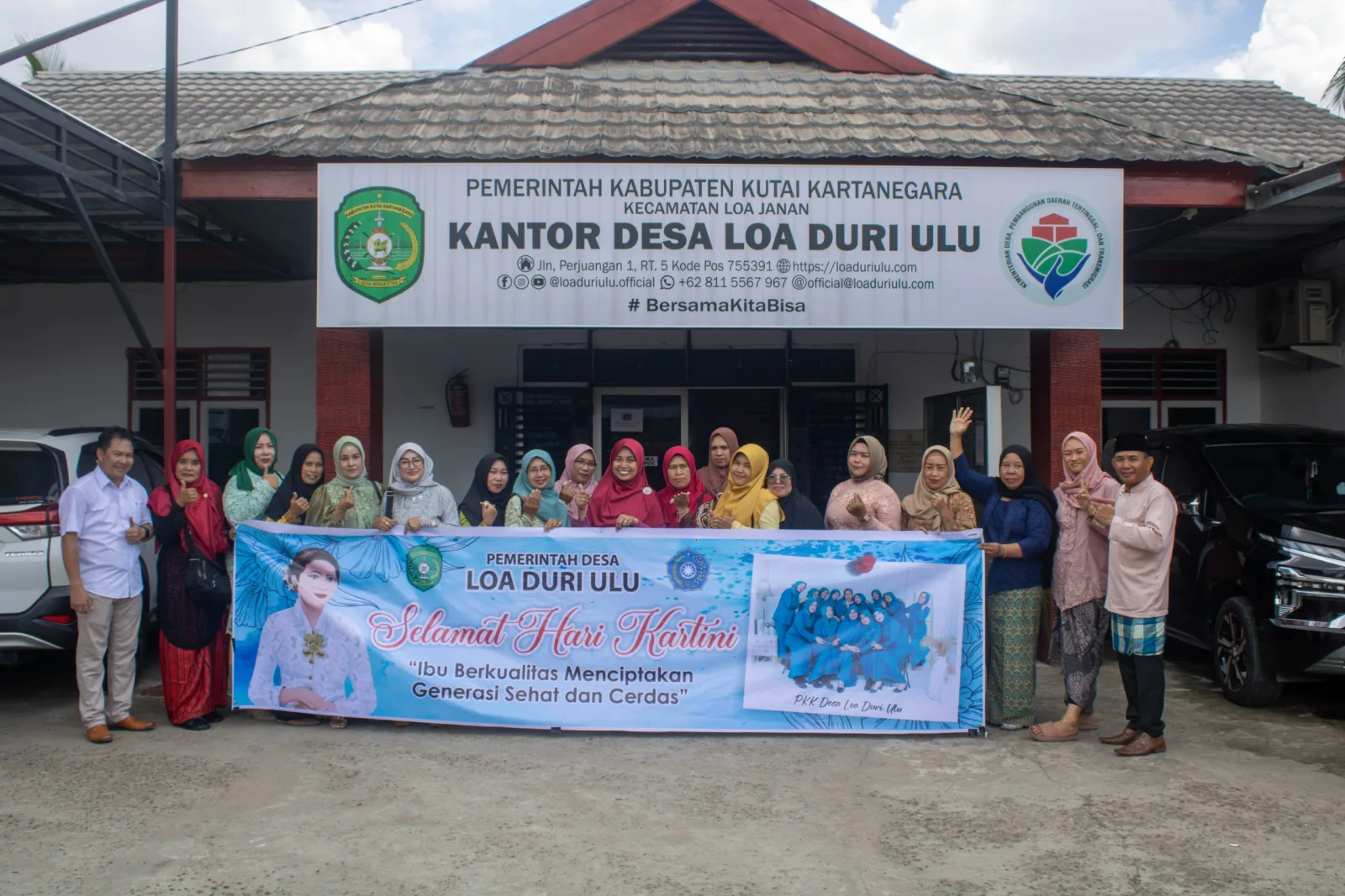 Memperingati Hari Kartini PKK Desa Loa Duri Ulu