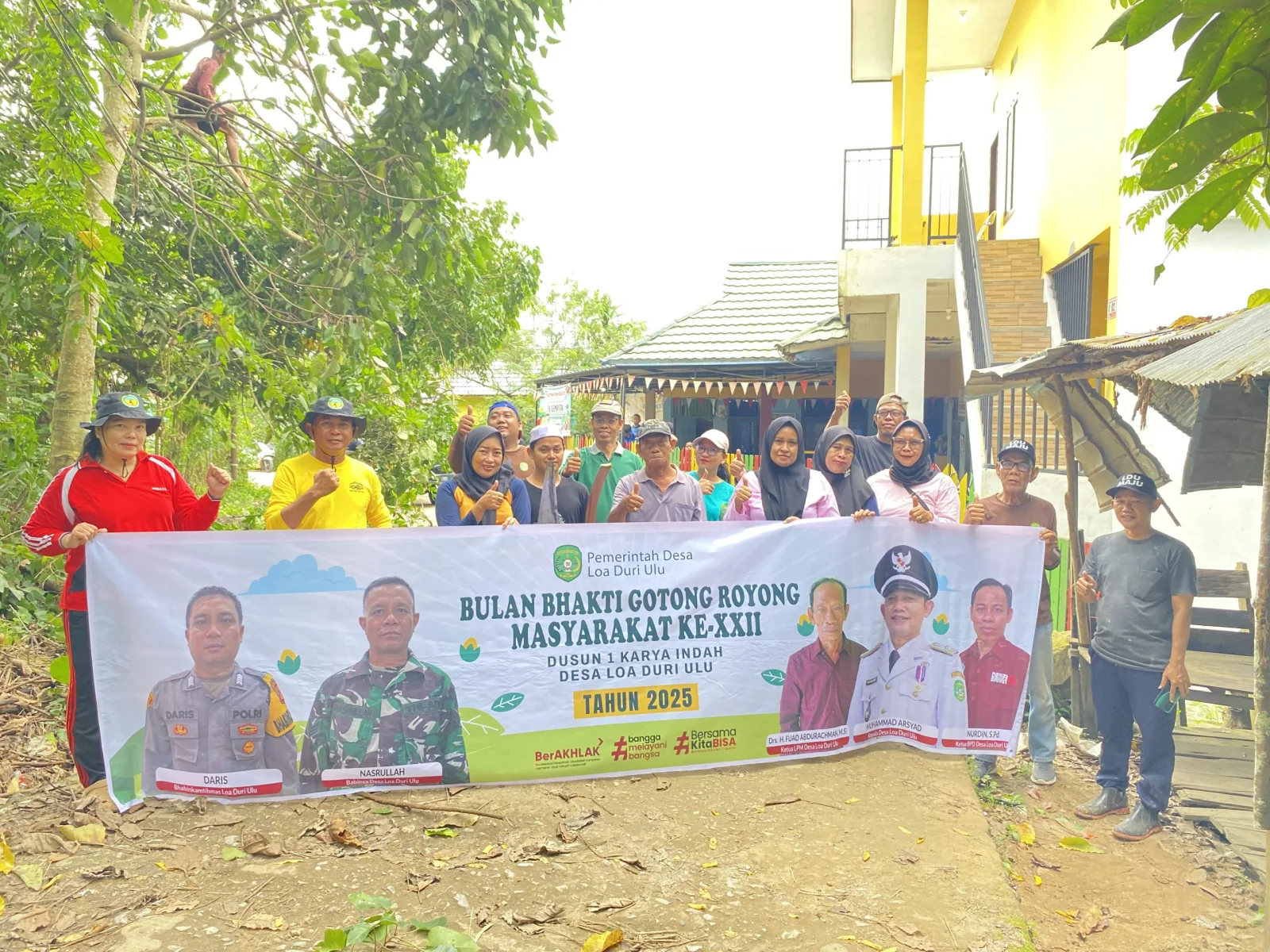 Gempur Sampah dan Saluran Kotor, Warga Dusun 1 Tunjukkan Aksi Nyata di BBGRM XXII!