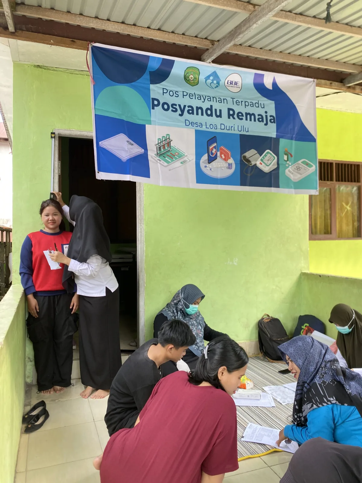 Pelaksanaan Posyandu Reamaja Dusun 1 Karya Indah