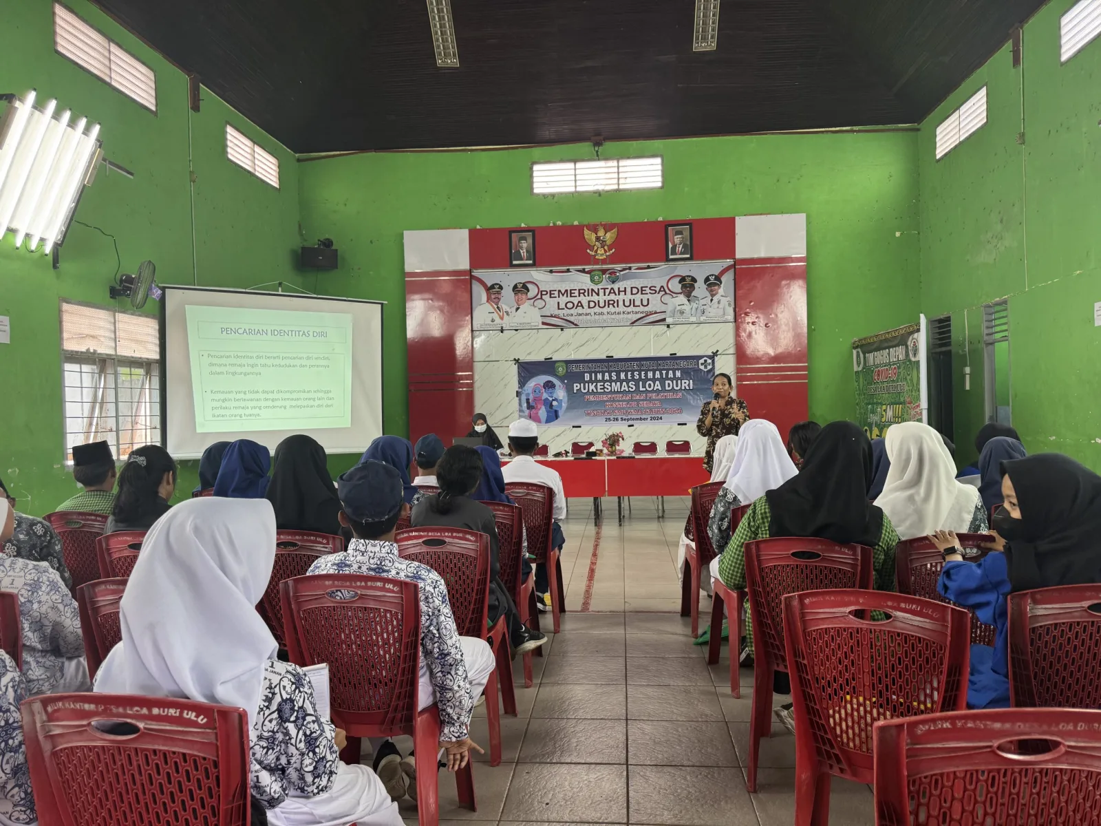PUSKESMAS Loa Duri Berikan Pelatihan Konselor Sebaya