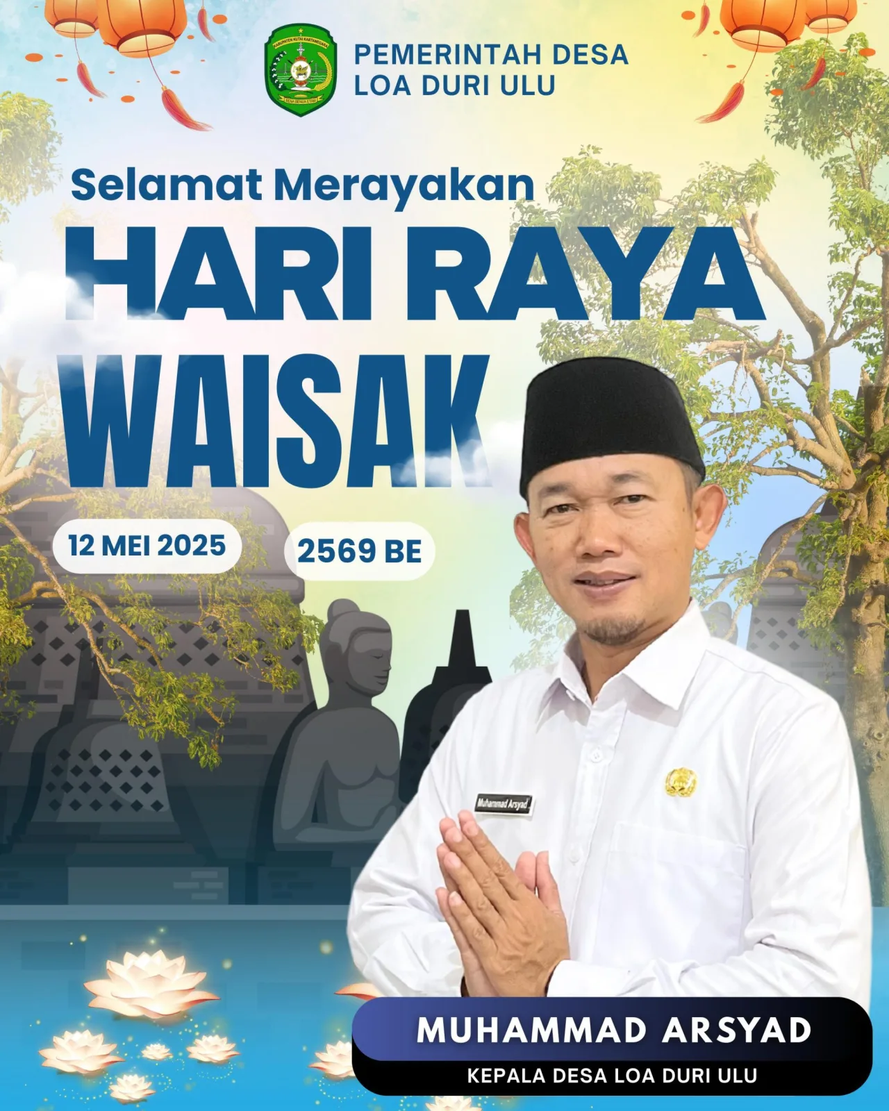Selamat Hari Raya Waisak 2569 BE / 2025✨ Menebar Cinta Kasih, Memperkuat Kedamaian ✨