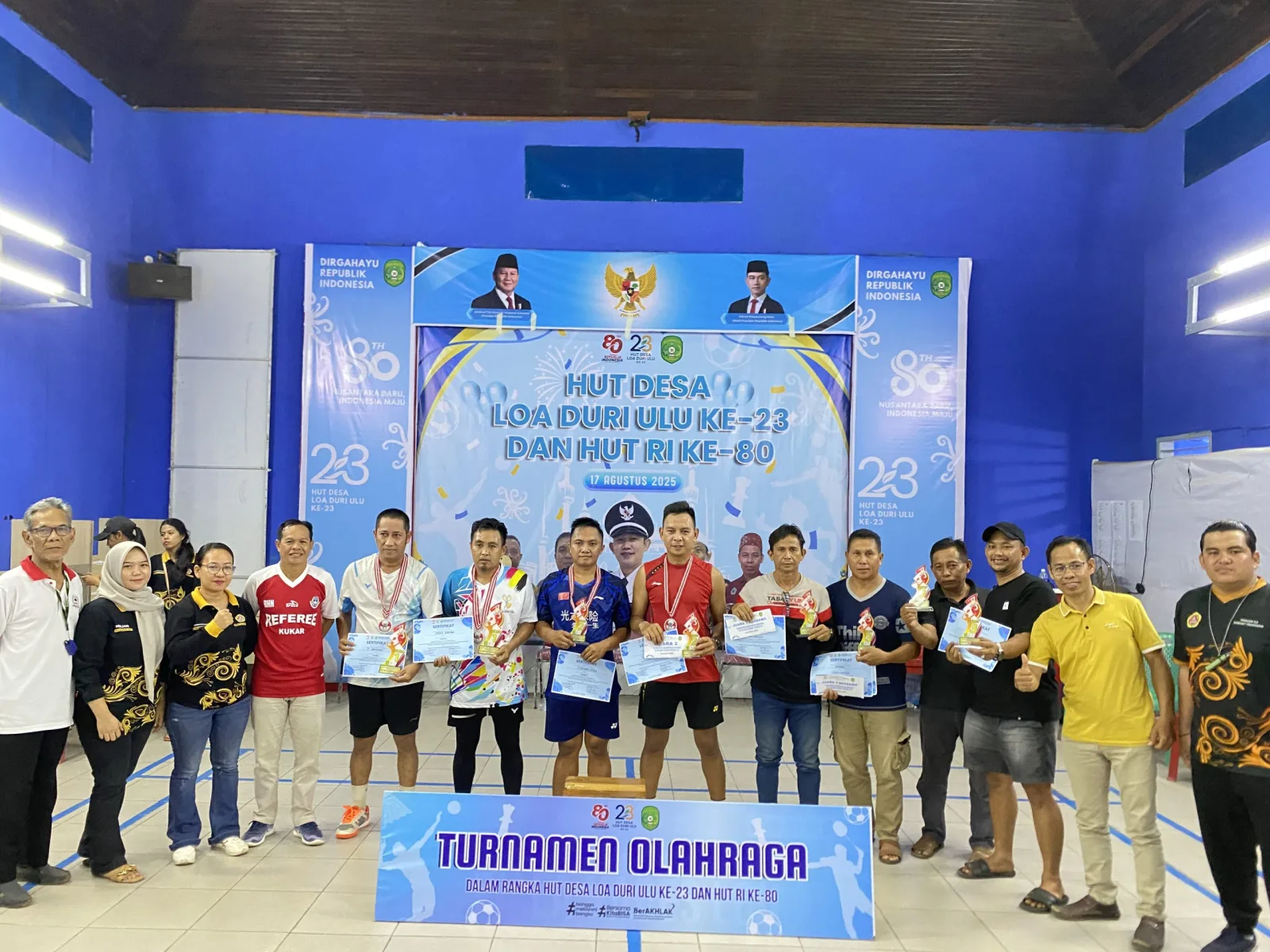 🏸 “Semarak Final dan Penyerahan Hadiah Turnamen Badminton Dewasa 2025, Wujud Apresiasi untuk Para Juara”