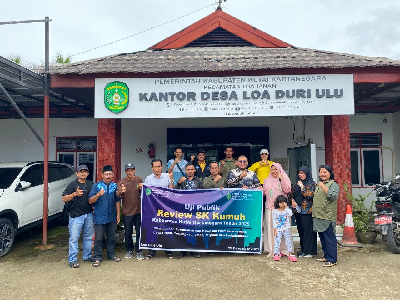 Pemantapan Legalitas Kawasan Kumuh, Rapat Strategis Digelar di Desa Loa Duri Ulu