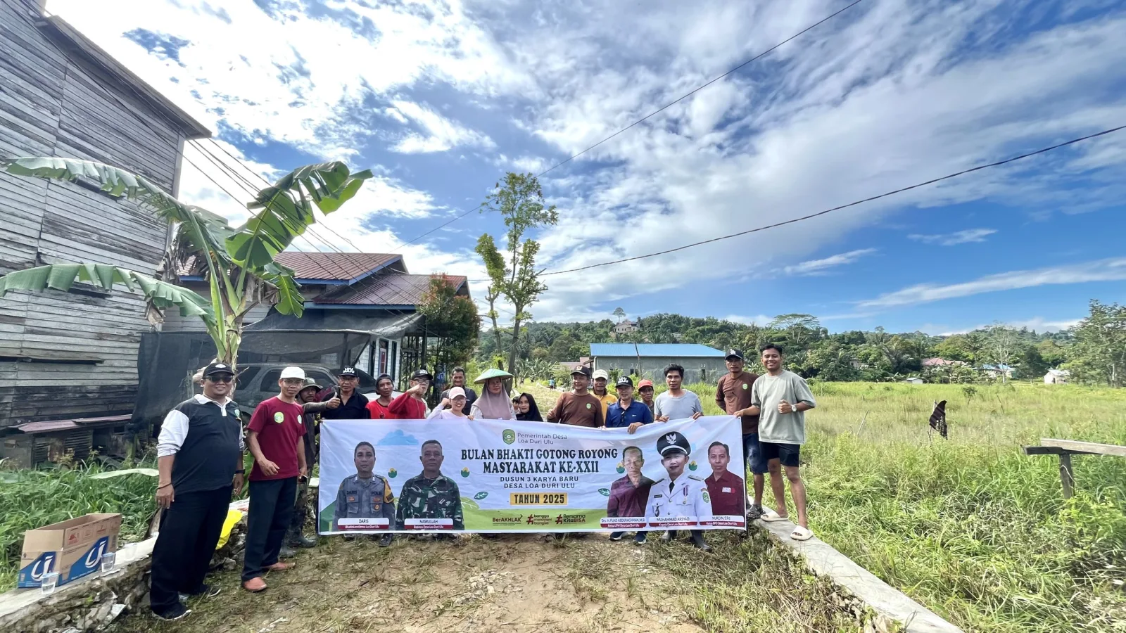 Warga Dusun 3 Turun Tangan! BBGRM XXII 2025 Bangkitkan Semangat Bersatu