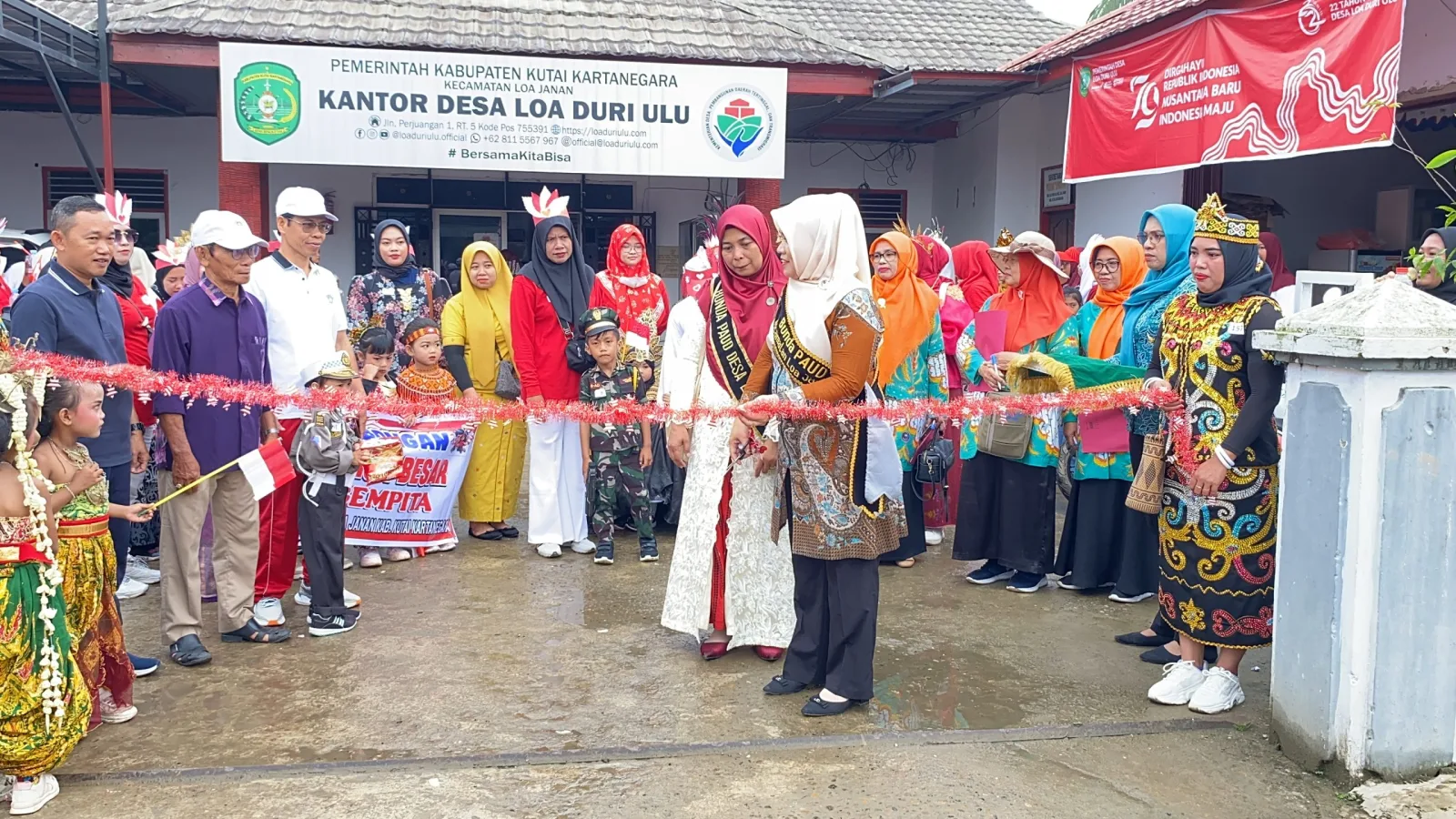Pawai Karnaval Anak-Anak TK dan PAUD Desa Loa Duri Ulu