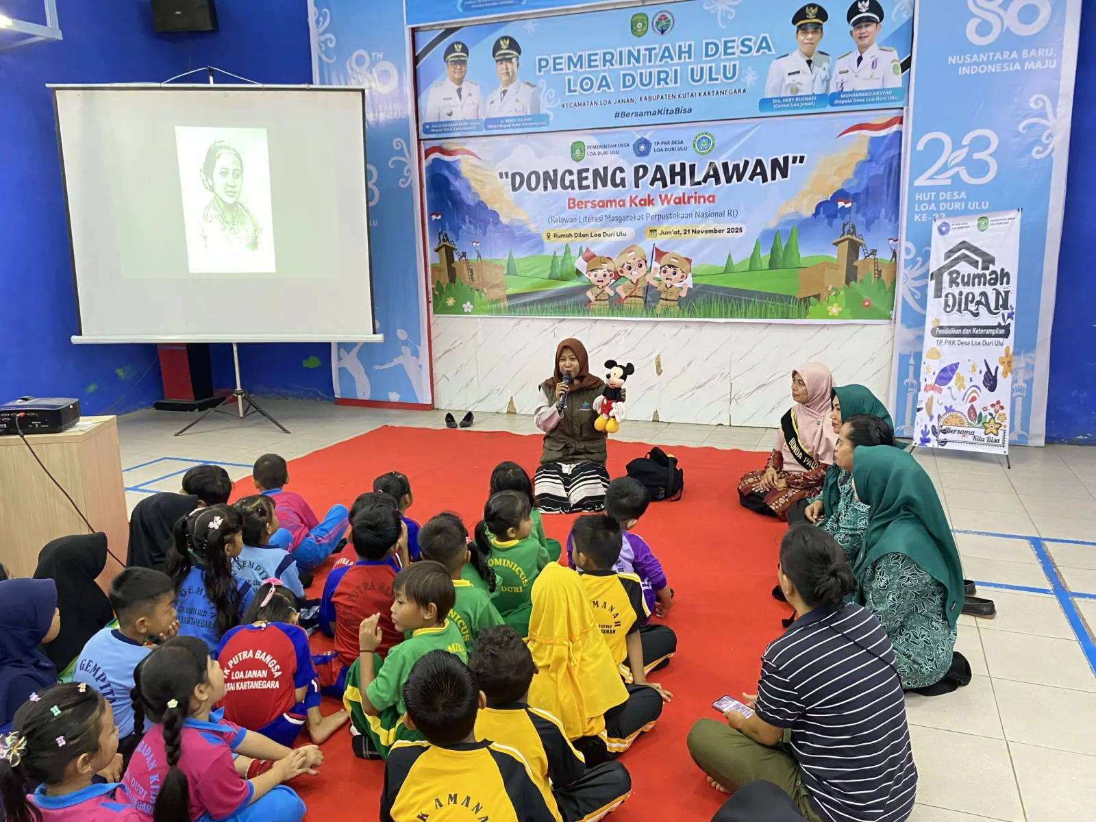 “Gedung BPU Jadi Panggung Cerita! Boneka dan Dongeng Pahlawan Menyihir Anak TK”