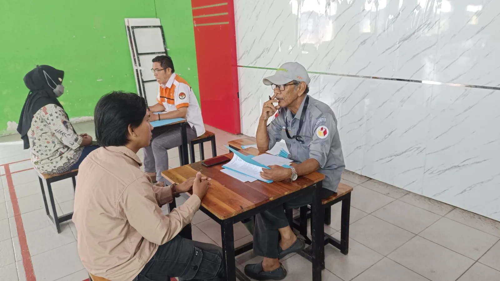Wawancara dan Tes Calon PTPS Desa Loa Duri Ulu