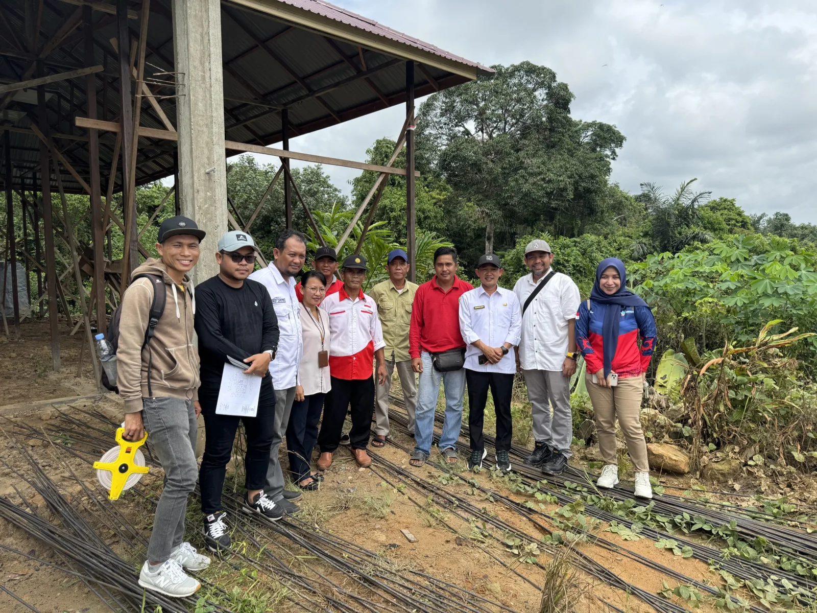Pengecekan Persiapan Lahan Pembangunan PUSBAN