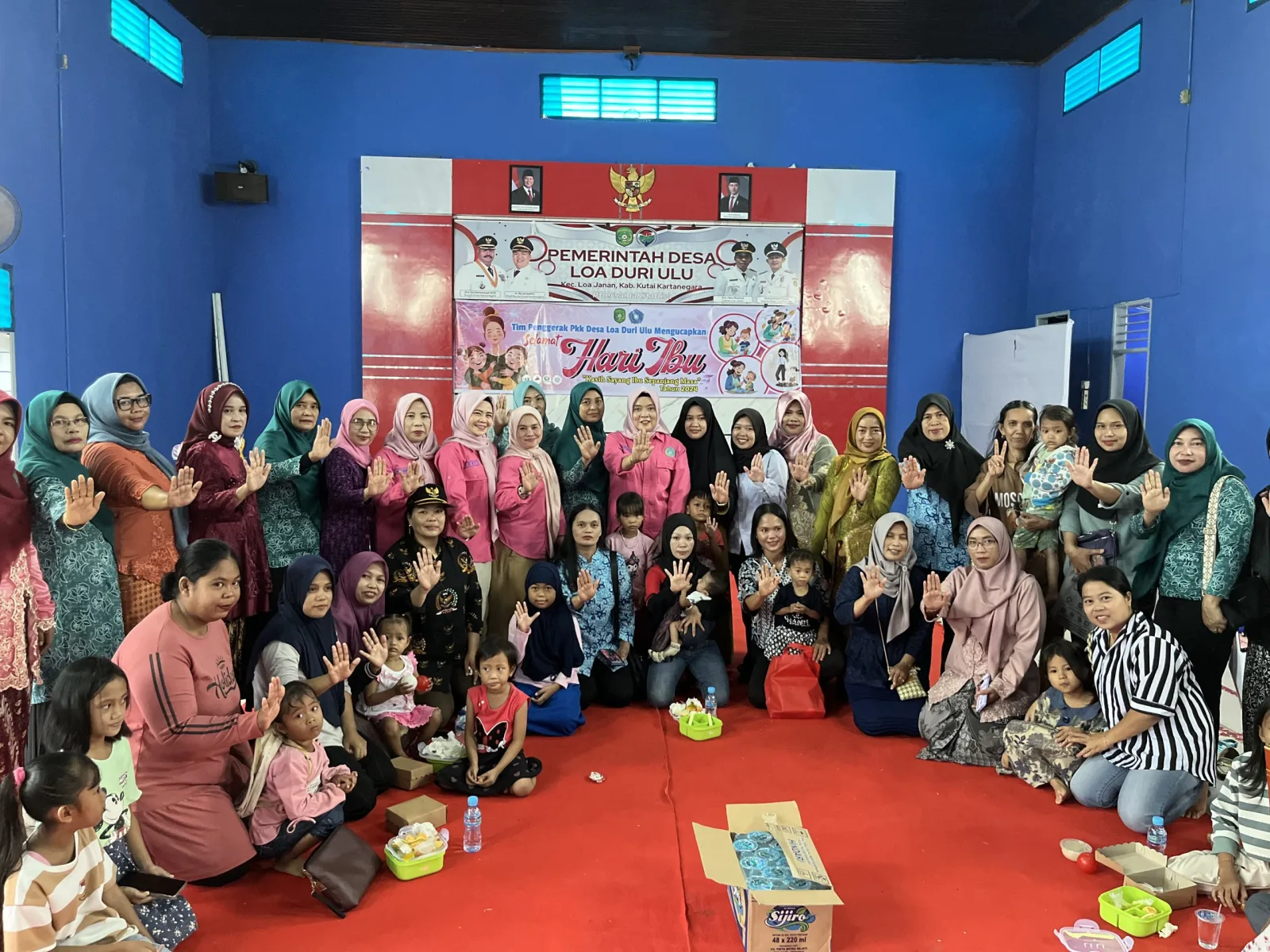 Kegiatan Hari IBu Bersama PKK Desa LDU
