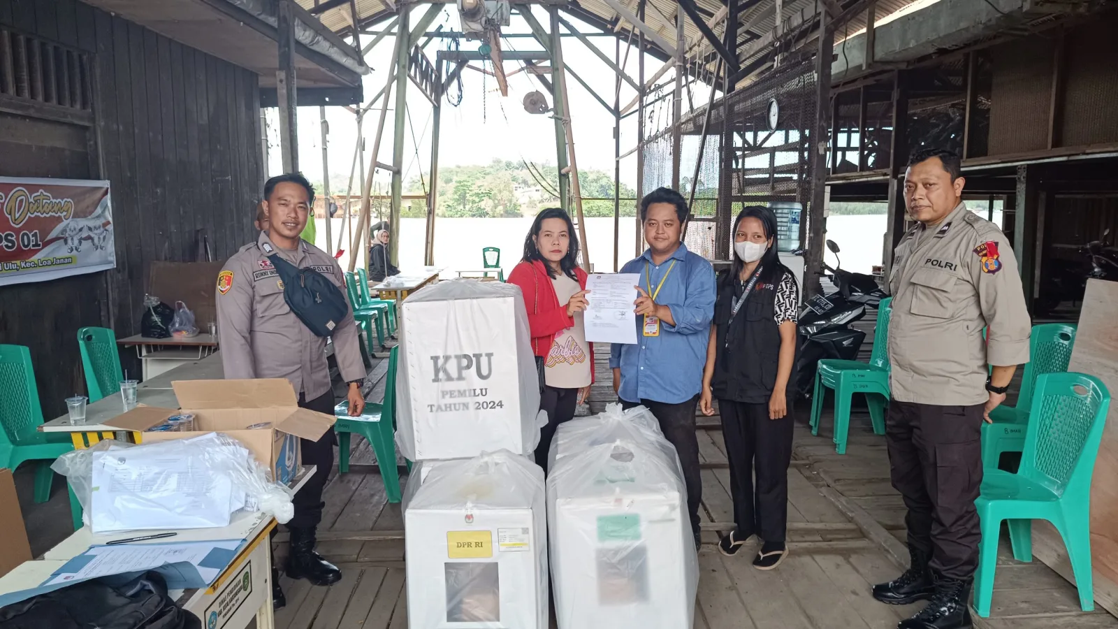 Persiapan PEMILU di Desa Loa Duri Ulu