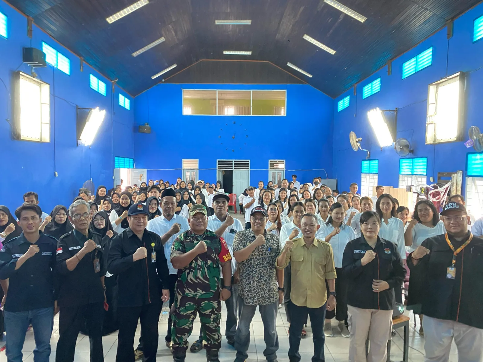 Pelantikan KPPS Desa Loa Duri Ulu Sukses Digelar, Siap Kawal Pilkada Ulang Tahun 2025