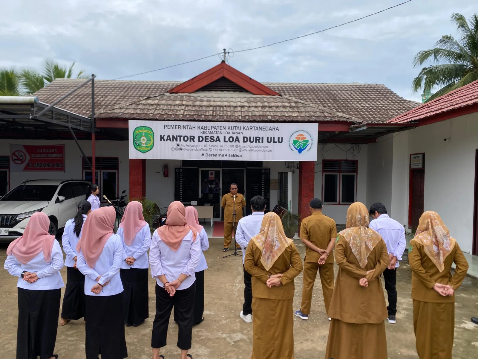 Apel Pagi Rutin Pemerintah Desa Loa Duri Ulu Minggu Ke-Empat Bulan Februari 2025