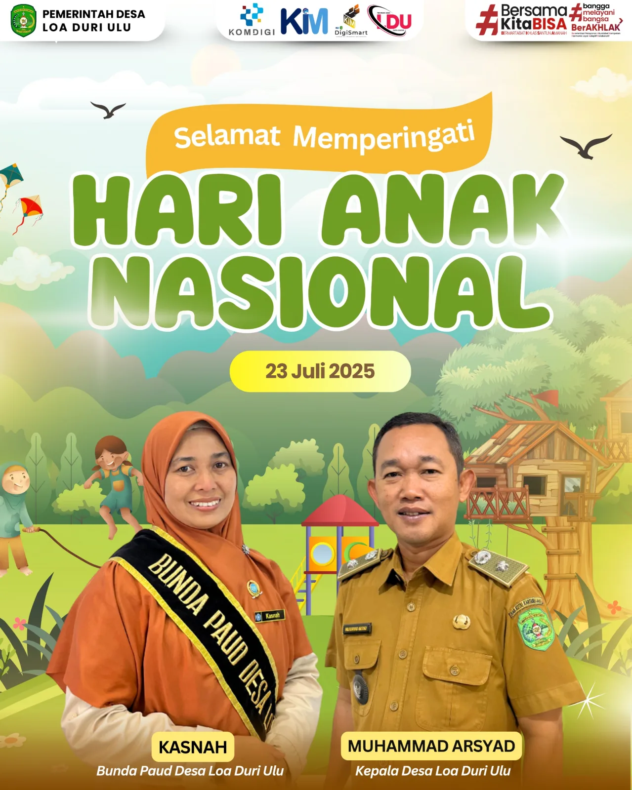 “Tawa Anak Menggema, Indonesia Melangkah: Semarak Hari Anak Nasional 2025 di Seluruh Pelosok Negeri”