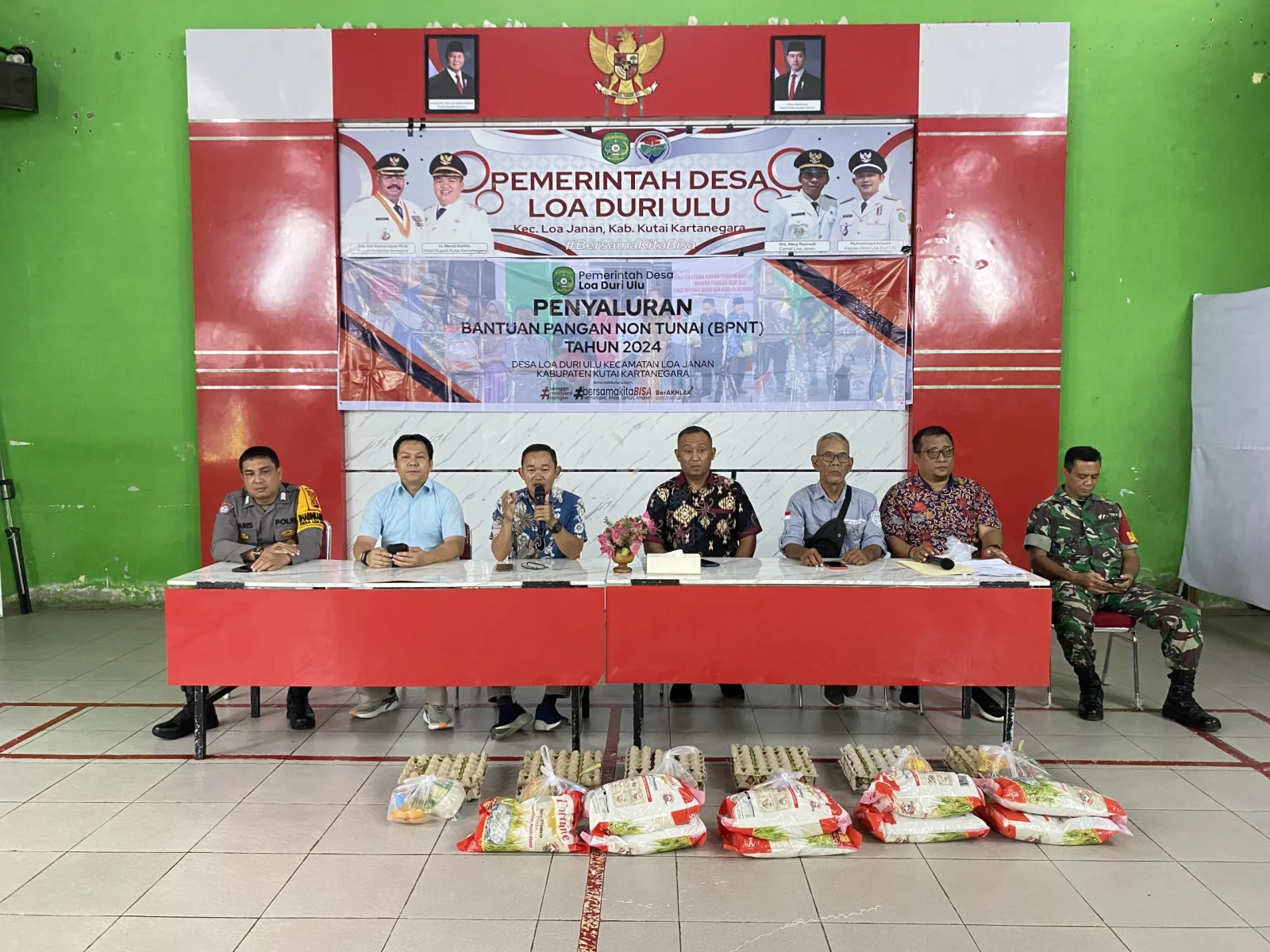 Penyaluran BPNT Desa Loa Duri Ulu