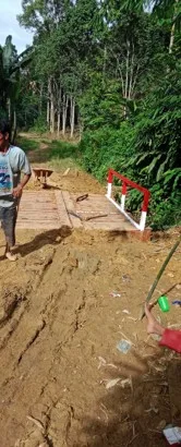 Pembangunan Jembatan Ape 3 Sumber Dana DDS Tahap 2 Tahun 2024