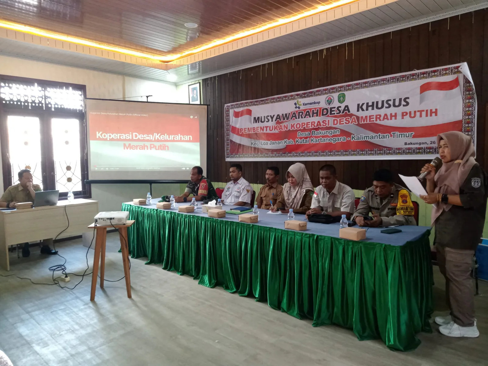 Musyawarah Desa Khusus Pembentukan Koperasi Desa Merah Putih