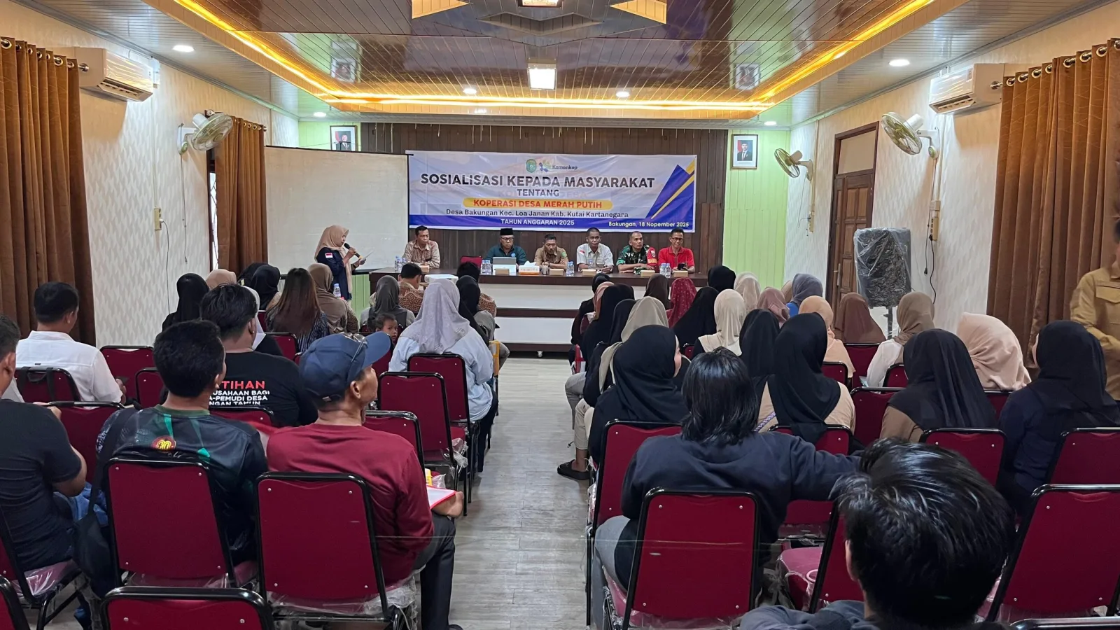 Sosialisasi Kepada Masyarakat tentang Koperasi Desa Merah Putih