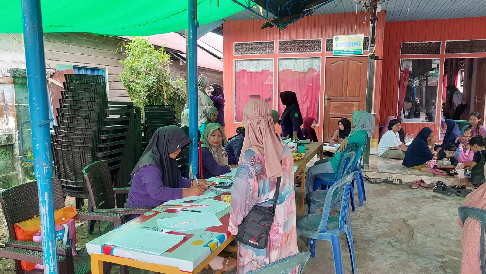 Kegiatan Posyandu 6 SPM Kemuning
