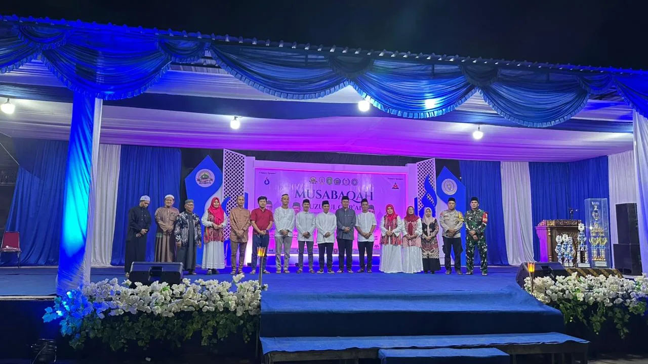 Pembukaan MNQ Ke-XII Di Desa Bakungan Resmi Dibuka Oleh Camat Loa Janan