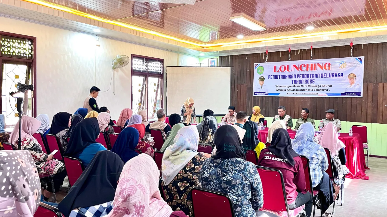 Launching Pemutakhiran Pendataan Keluarga Tahun 2025 di Desa Bakungan