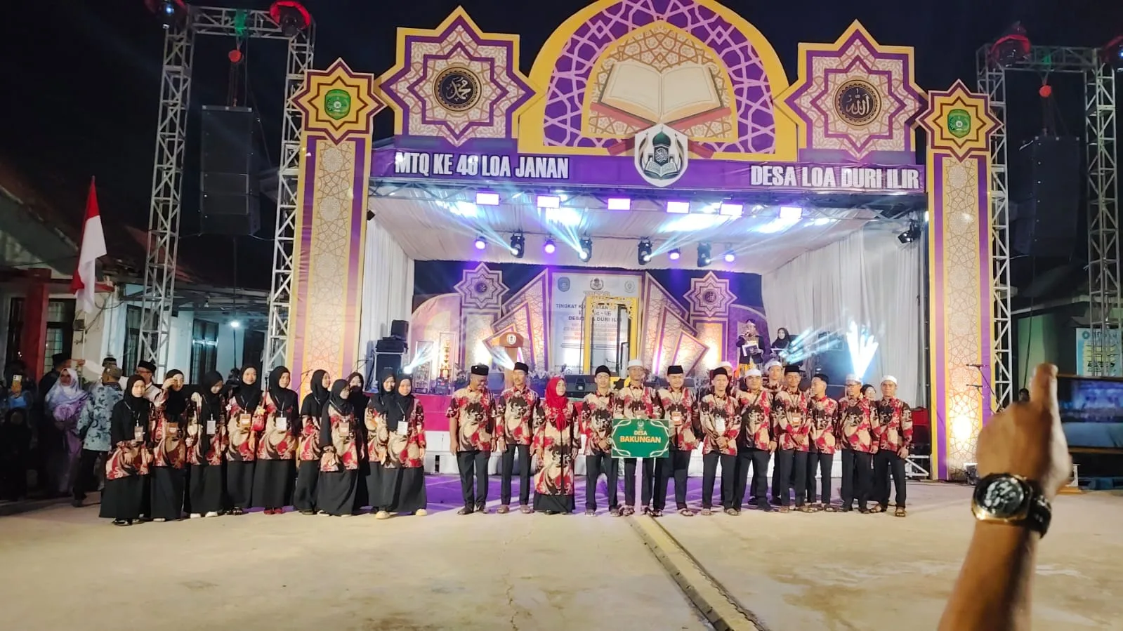 Desa Bakungan mengikuti lomba MTQ ke-46 Tingkat Kecamatan Loa Janan