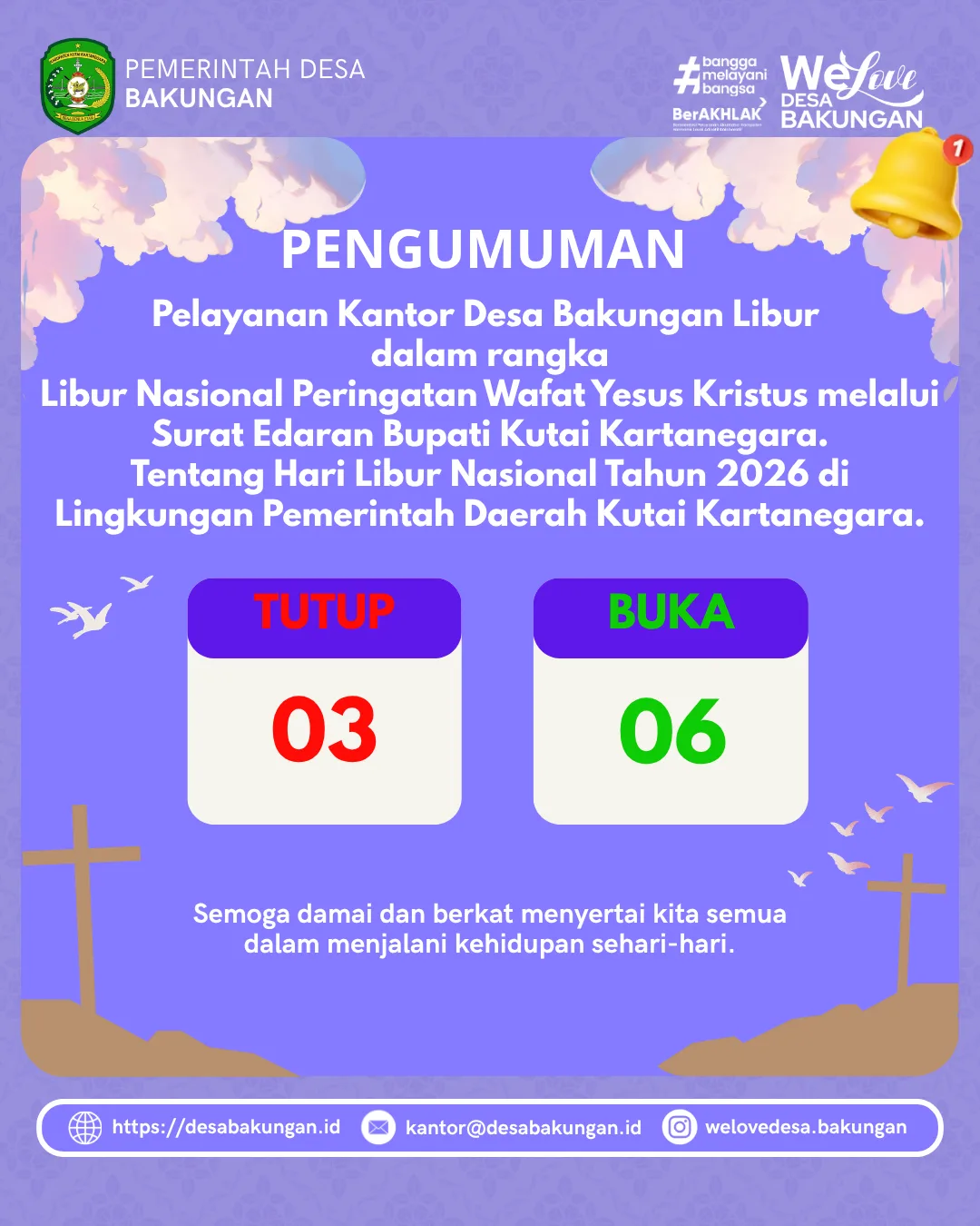 Pengumuman Hari Libur Nasional
