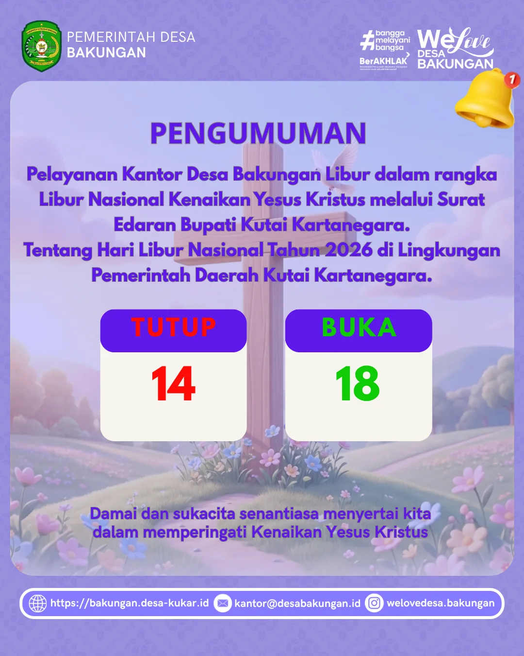 Pengumuman Hari Libur Nasional