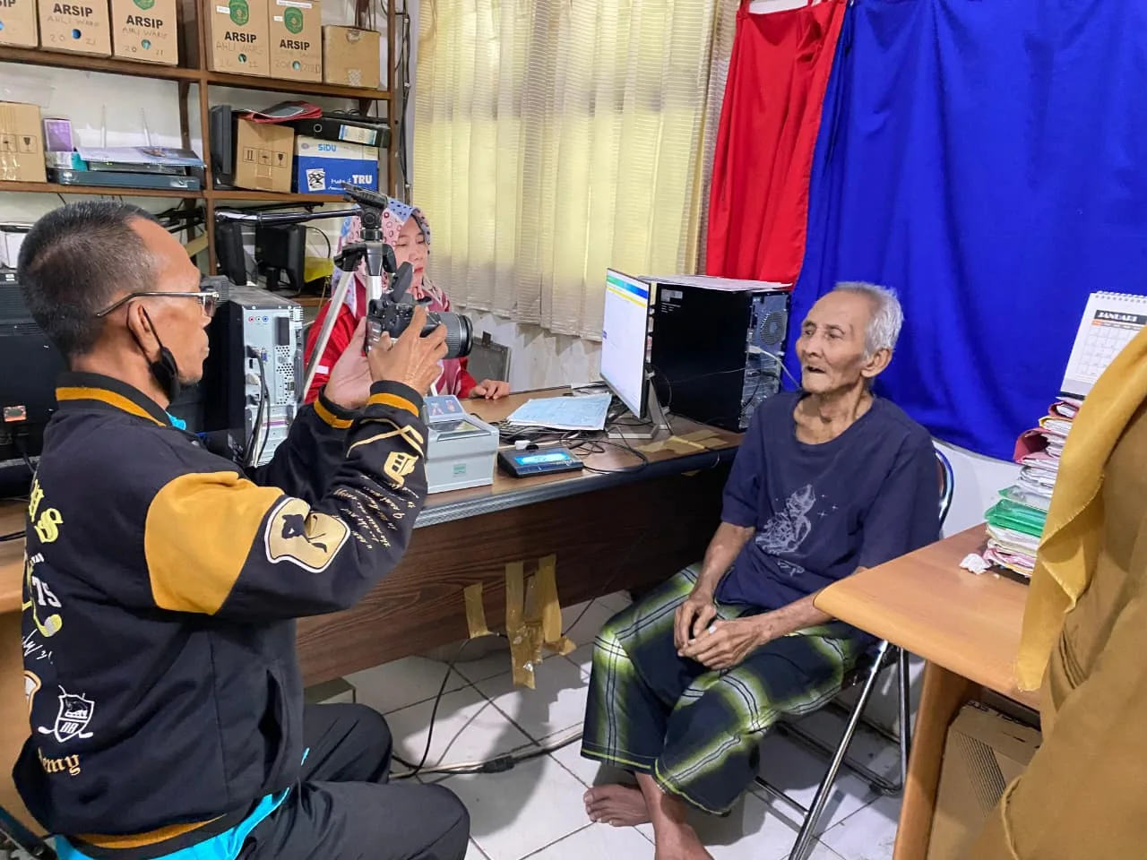 Pengumuman Rekaman KTP Elektronik Warga Desa Purwajaya