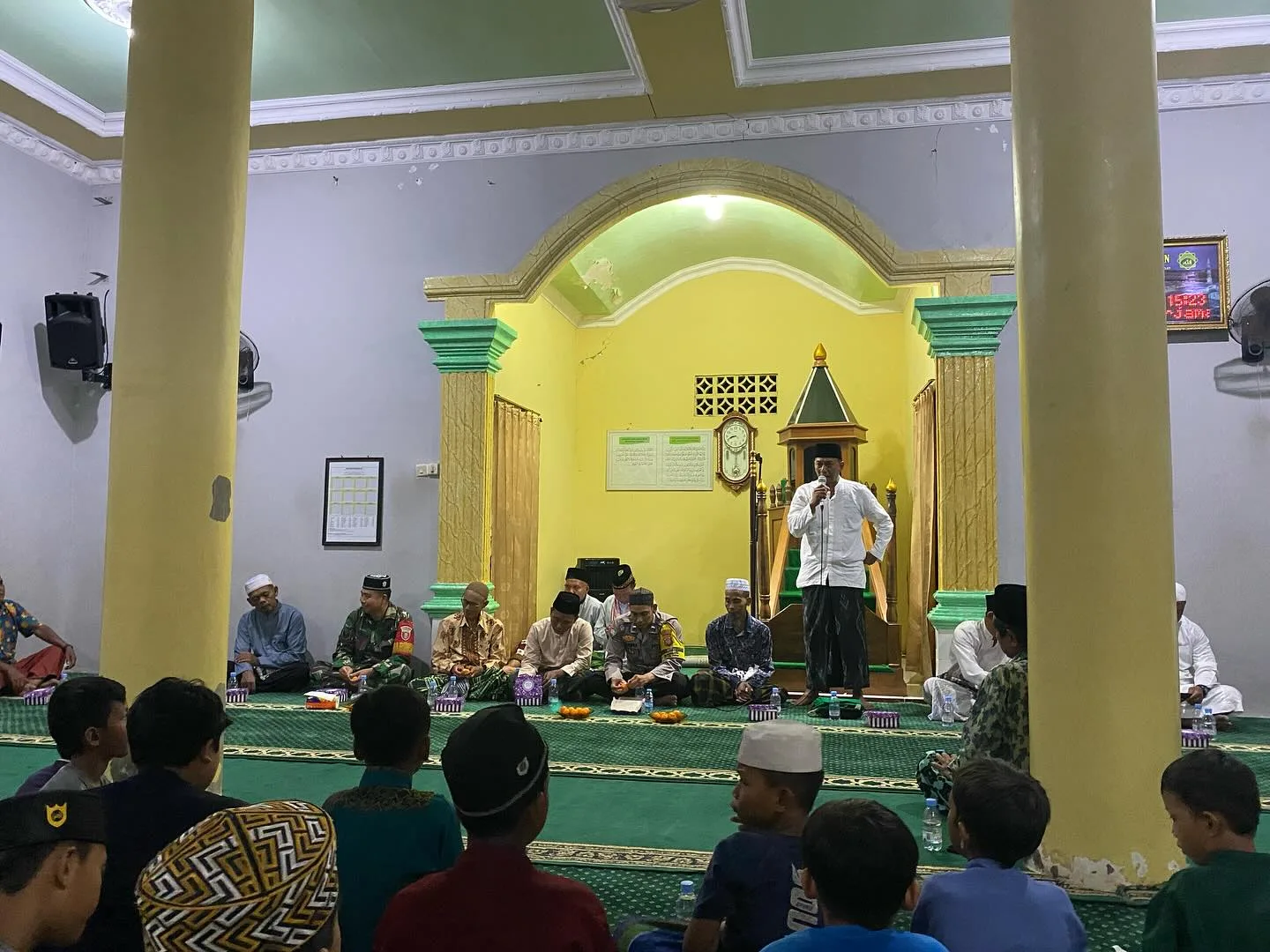 Tim Safari Ramadhan Desa Purwajaya Gelar Kegiatan di Masjid Al-Muttaqin Dusun Marga Mulya RT 15