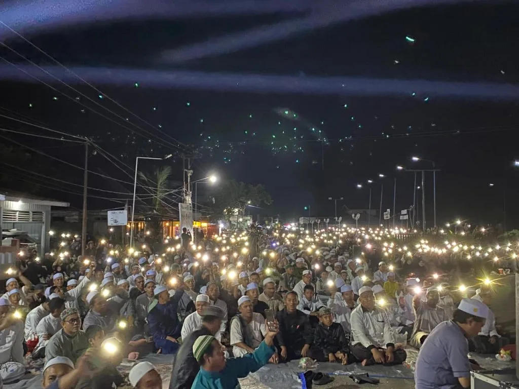 Tahun Baru Penuh Makna, Desa Kota Bangun Ulu Gelar Bersholawat Bersama