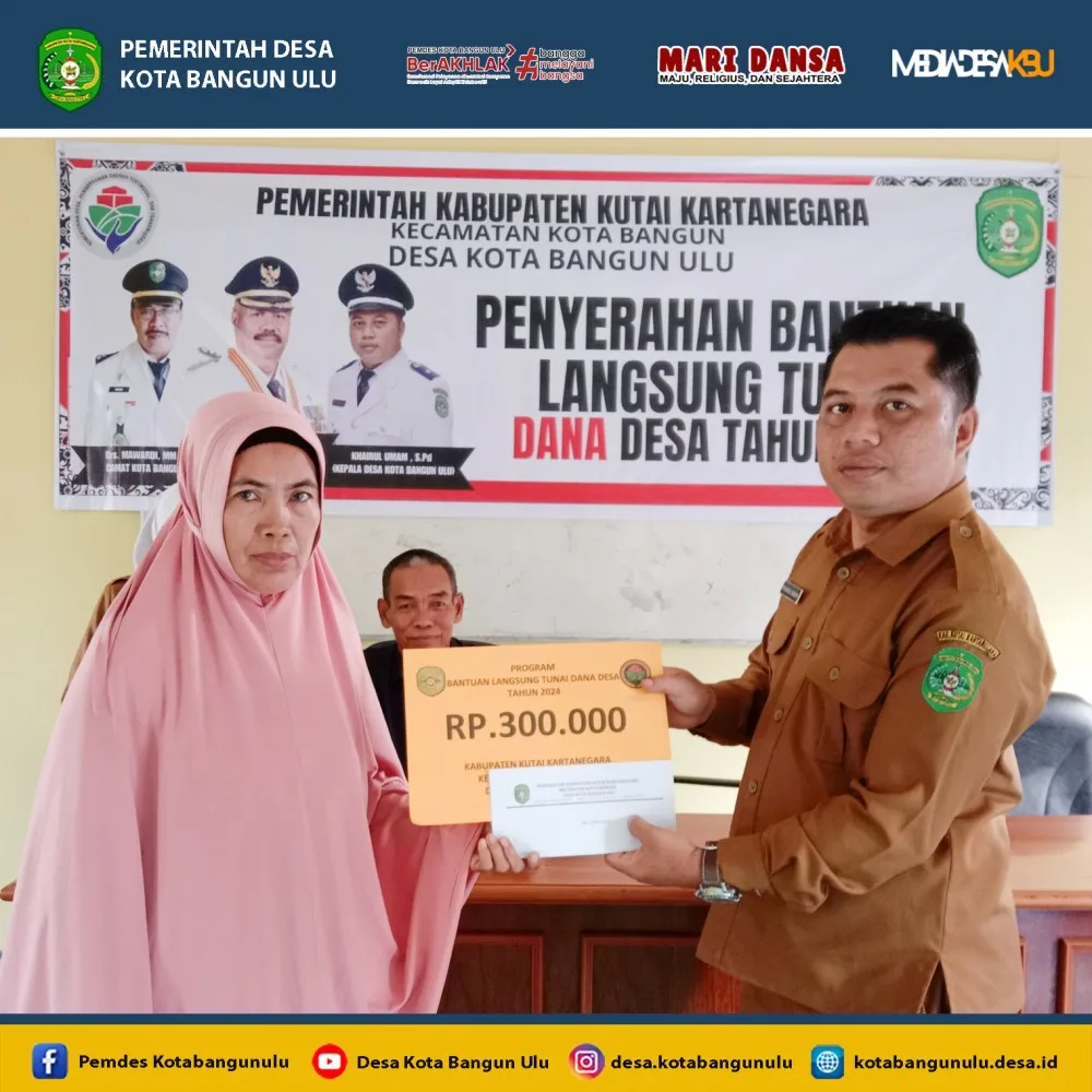 Penyaluran BLT Dana Desa Bulan Juni Tahun 2024