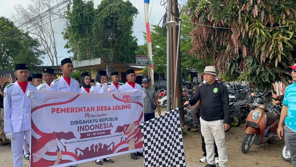 Desa Kota Bangun Ulu Meriahkan Pawai Pembangunan HUT RI ke-80 di Kecamatan Kota Bangun