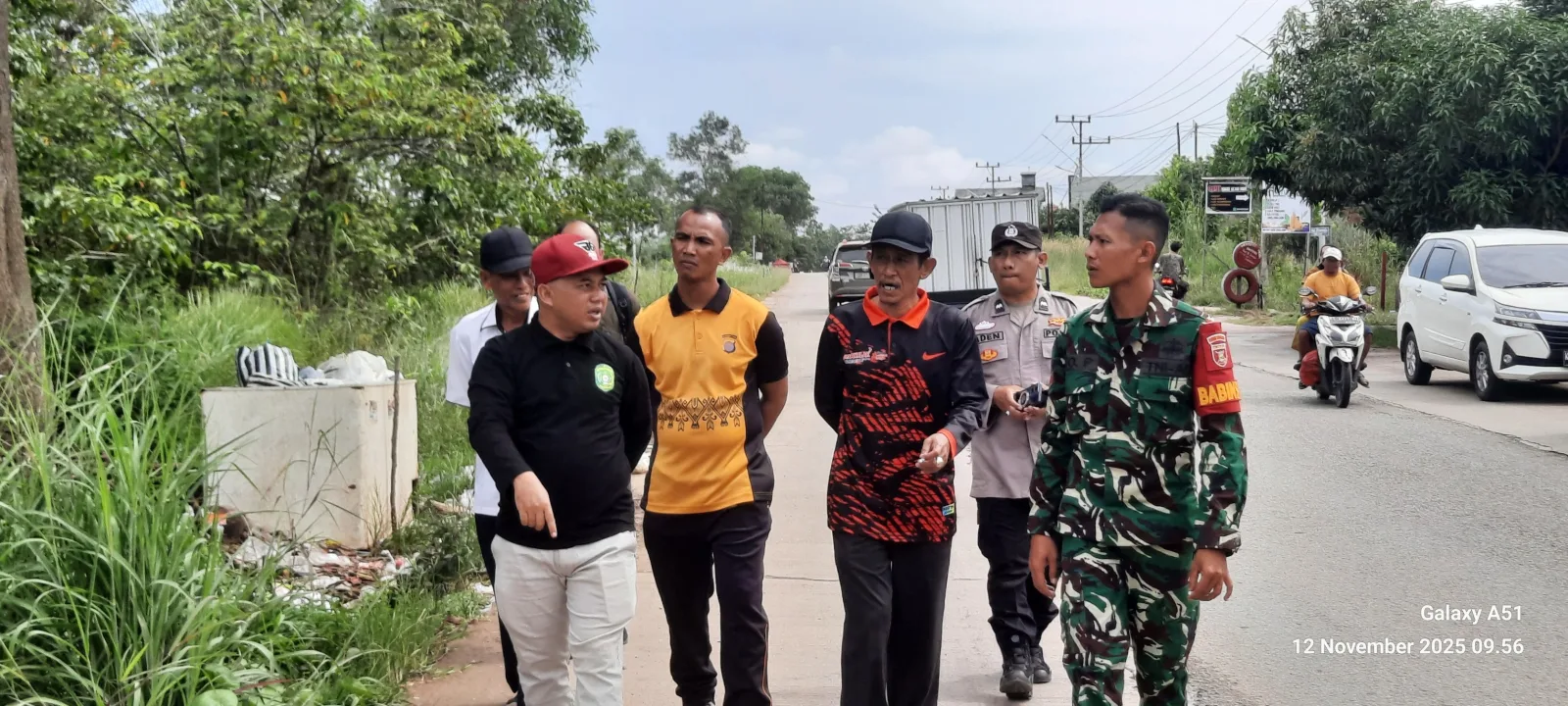 Peninjauan Lokasi Pembangunan Koperasi Merah Putih Desa Kota Bangun Ulu