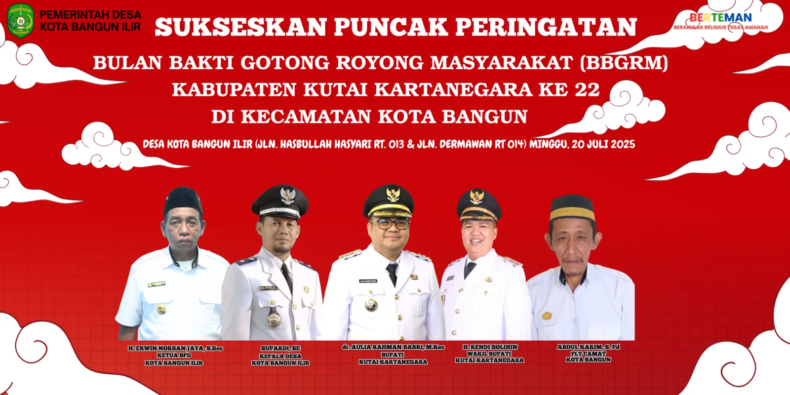 BULAN BAKTI GOTONG ROYONG MASYARAKAT (BBGRM)