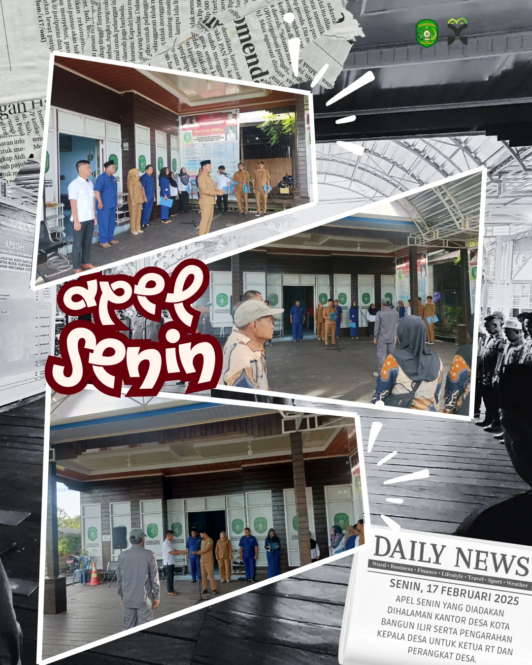 DESA KOTA BANGUN ILIR APEL SENIN, 17 FEBRUARI 2025