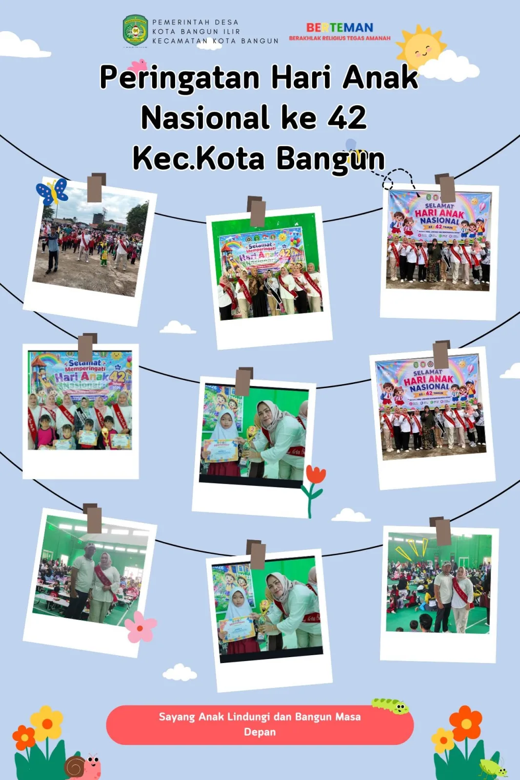 Peringatan Hari Anak Nasional ke-42 Kecamatan Kota Bangun Tahun 2026